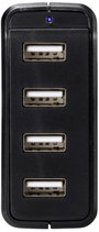 VOLTCRAFT UC-4AXX001 USB-s töltőkészülék 24 W Beltér Kimeneti áram (max.) 4.8 A Kimenetek száma: 4 x 2. bélyegkép