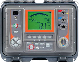 Sonel MIC-5005 Szigetelésmérő műszer Kalibrált (ISO) 250 V, 500 V, 1000 V, 2500 V, 5000 V 15 TΩ