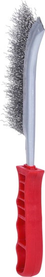 KS Tools 201.2300 Acélhuzal általános célú drótkefe, 250 mm 2. bélyegkép