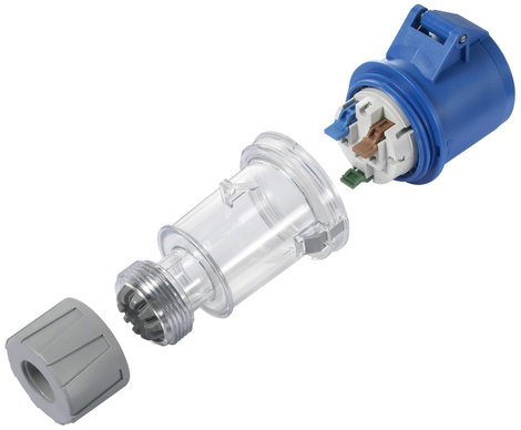 Sygonix SY-5873146 CEE-CARA alj 32 A 3 pólusú 230 V/AC 1 db 5. kép