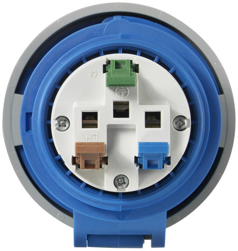 Sygonix SY-5873154 CEE-CARA alj 32 A 3 pólusú 230 V/AC 1 db 4. kép