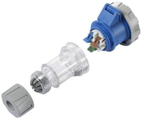 Sygonix SY-5873152 CEE-CARA alj 16 A 3 pólusú 230 V/AC 1 db 5. kép