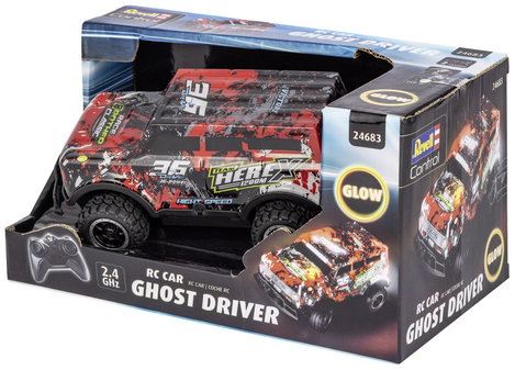 Revell Control 24683 Ghost Driver 1:22 RC kezdő modellautó Elektro Közúti modell Fényeffekttel 3. kép