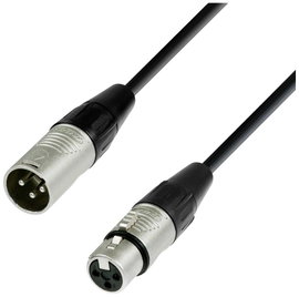 Adam Hall 4 STAR DMF 0300 DMX XLR Összekötőkábel [1x XLR dugó, 3 pólusú - 1x XLR alj, 3 pólusú] 3 m 