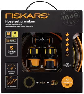 Fiskars Premium-Set 1027101 15 m 1 db Fekete, Narancs Kerti tömlő