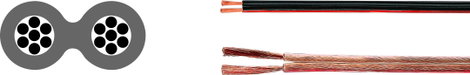Helukabel 40181 Hangszóró kábel 2 x 0.75 mm² Fekete 500 m