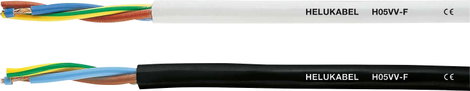 Helukabel H05VV-F Vezérlő vezeték 5 G 1 mm² Fekete 29464 100 m 2. kép