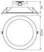 Deko Light 565332 Acrux LED-es beépíthető lámpa EEK: G (A - G) LED Fixen beépített LED-es 26 W Fehér 6. bélyegkép