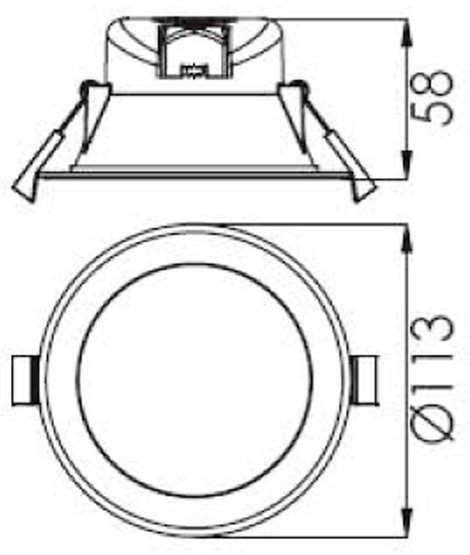 Deko Light 565316 Acrux LED-es beépíthető lámpa EEK: F (A - G) LED Fixen beépített LED-es 9 W Fehér, 6. kép