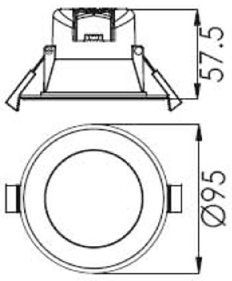 Deko Light 565315 Acrux LED-es beépíthető lámpa EEK: G (A - G) LED Fixen beépített LED-es 7 W Fehér, 6. kép