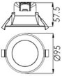 Deko Light 565315 Acrux LED-es beépíthető lámpa EEK: G (A - G) LED Fixen beépített LED-es 7 W Fehér, 6. bélyegkép