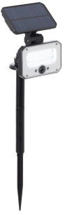 Brilliant Napelemes kerti lámpa mozgásjelzővel Joplin G40426/06 LED modul 7 W Melegfehér Fekete bélyegkép