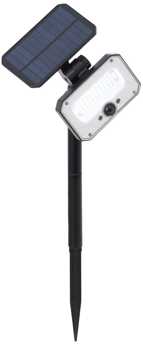 Brilliant Napelemes kerti lámpa mozgásjelzővel Joplin G40426/06 LED modul 7 W Melegfehér Fekete 3. kép