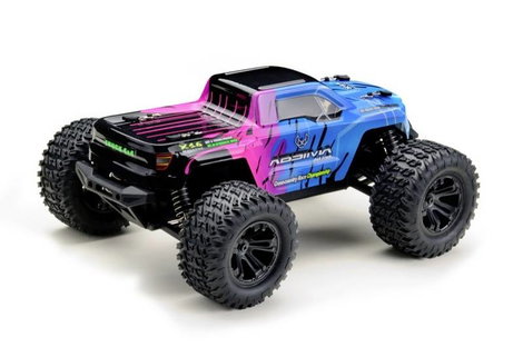 Absima MINI AMT Rózsaszín, Kék Brushed 1:16 RC modellautó Elektro Monstertruck 4WD RtR 2,4 GHz 2. kép