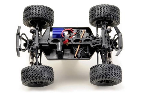 Absima MINI AMT Rózsaszín, Kék Brushed 1:16 RC modellautó Elektro Monstertruck 4WD RtR 2,4 GHz 7. kép