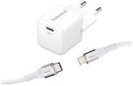 Intenso W30C GaN + C315L USB-s töltőkészülék Beltér Kimeneti áram (max.) 3 A Kimenetek száma: 1 x US