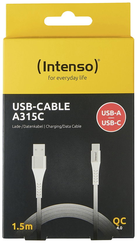 Intenso A315C USB-s töltőkészülék 60 W Beltér Kimeneti áram (max.) 3 A USB-A, USB-C® USB Power Deliv 2. kép