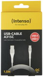 Intenso A315C USB-s töltőkészülék 60 W Beltér Kimeneti áram (max.) 3 A USB-A, USB-C® USB Power Deliv 2. bélyegkép