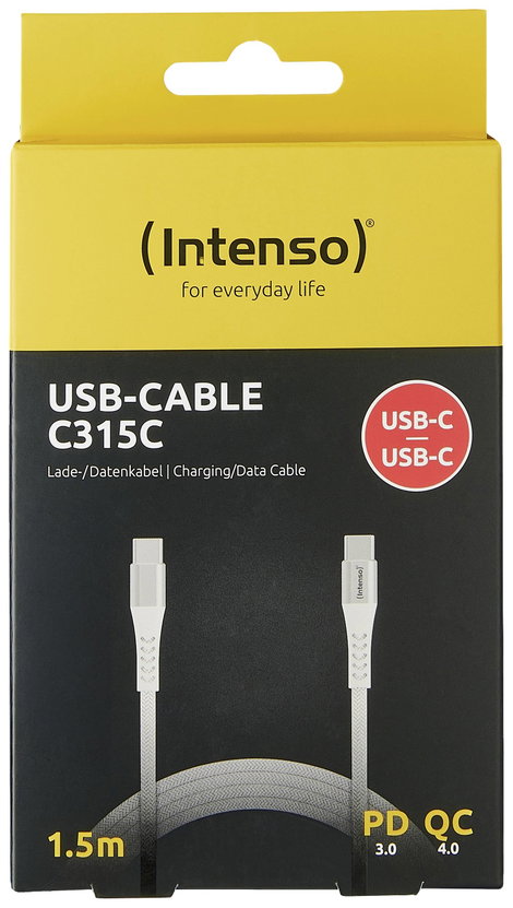 Intenso C315C USB-s töltőkészülék 60 W Beltér Kimeneti áram (max.) 3 A USB-C® 2. kép