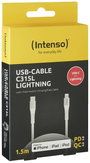 Intenso C315L USB-s töltőkészülék 27 W Beltér Kimeneti áram (max.) 3 A USB-C®, Lightning 3. bélyegkép