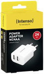 Intenso W24AA USB-s töltőkészülék 24 W Beltér Kimeneti áram (max.) 2.4 A Kimenetek száma: 2 x USB-A 3. bélyegkép