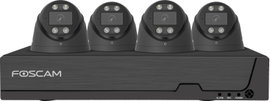 Foscam FNA108E-T4-2T black LAN IP-Megfigyelő kamera készlet8 csatornás4 db kamerával3840 x 2160 pixe