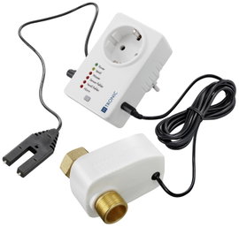 H-Tronic 1114725 Vízjelző Külső érzékelővel Hálózatról üzemeltetett, Dugaljról