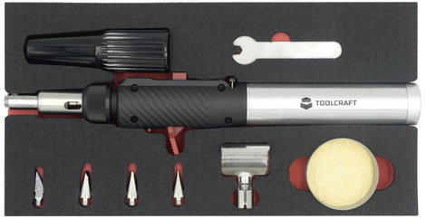 TOOLCRAFT SIG-290 Gázforrasztó páka 1100 °C 60 perc Forrasztóheggyel 5. kép