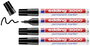 Edding 4-3000-4-1001 Permanent marker Fekete Vízálló: Igen bélyegkép