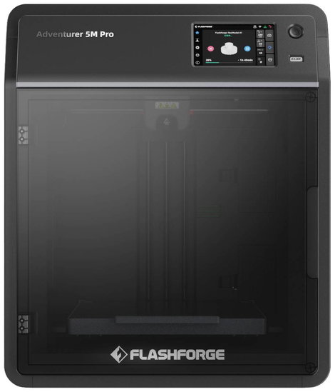 Flashforge Adventurer 5M Pro 3D nyomtató Fűthető nyomtatóágy, Rugalmas fém ágy, Nyomtatószállal, ház 3. kép