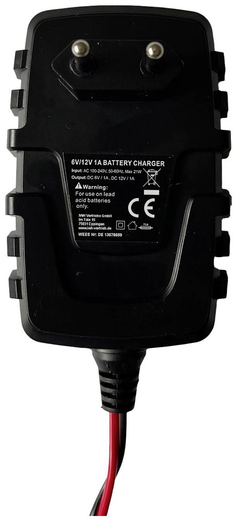 IWH 75905 Automatikus töltő 6 V, 12 V 1 A 1 A 4. kép