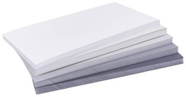 Magnetoplan Grey Előadói kártyák Különböző színű, Szürke Négyszögletes 200 mm x 100 mm 250 db