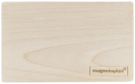 Magnetoplan Táblafilc tartó, mágneses (Sz x Ma) 114 mm x 70 mm Nyírfa 2. kép