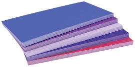 Magnetoplan Dawn Előadói kártyák Különböző színű, Viola, Piros Négyszögletes 200 mm x 100 mm 250 db