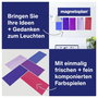 Magnetoplan Dawn Előadói kártyák Különböző színű, Viola, Piros Négyszögletes 200 mm x 100 mm 250 db 8. bélyegkép