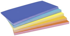 Magnetoplan Rainbow Előadói kártyák Különböző színű, Piros, Narancs, Sárga Négyszögletes 200 mm x 10