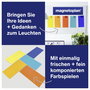 Magnetoplan Rainbow Előadói kártyák Különböző színű, Piros, Narancs, Sárga Négyszögletes 200 mm x 10 8. bélyegkép