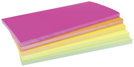 Magnetoplan Neon Előadói kártyák Különböző színű, Neon Négyszögletes 200 mm x 100 mm 250 db