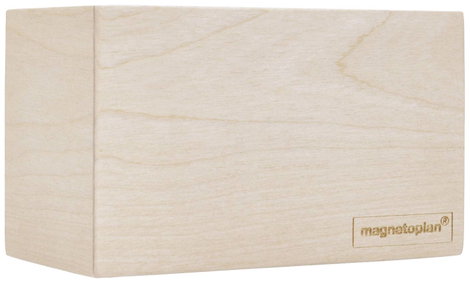 Magnetoplan Táblafilc tartó, mágneses (Sz x Ma) 114 mm x 64 mm Nyírfa