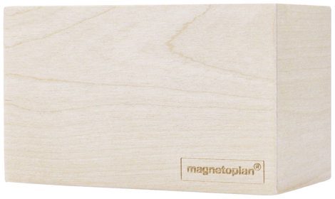Magnetoplan Táblafilc tartó, mágneses (Sz x Ma) 114 mm x 64 mm Nyírfa 3. kép