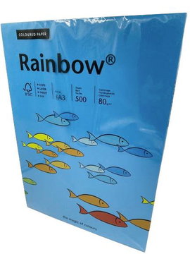 Rainbow 88042764 Színes nyomtatópapír DIN A3 80 g/m² 500 lap Kék