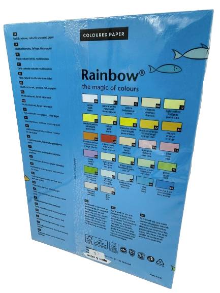 Rainbow 88042764 Színes nyomtatópapír DIN A3 80 g/m² 500 lap Kék 2. kép