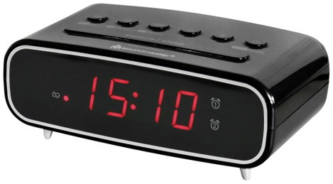 soundmaster UR111SW Rádiós ébresztőóra URH URH Ébresztő funkció Fekete