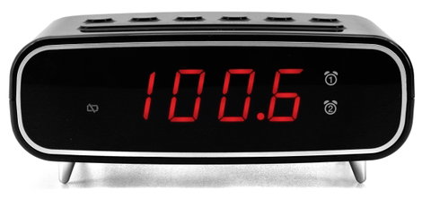 soundmaster UR111SW Rádiós ébresztőóra URH URH Ébresztő funkció Fekete 2. kép