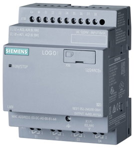Siemens 6ED1052-2MD08-0BA2 SPS vezérlőegység 12 V/DC, 24 V/DC