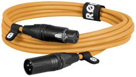 Rode XLR3M-O XLR Összekötőkábel 3 m Narancs