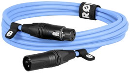 Rode XLR3M-B XLR Összekötőkábel 3 m Kék