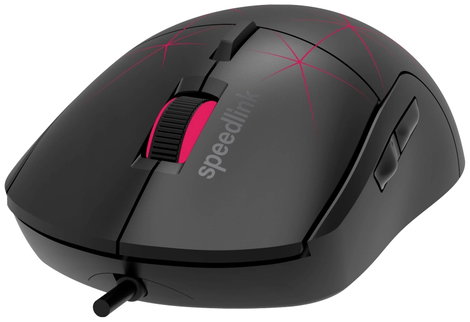 SpeedLink CORAX Gamer egér USB Fekete 5 Gombok 3200 dpi Világít, Beépített görgetőkerék 4. kép