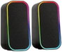 SpeedLink TOKEN Számítógép hangszóró Bluetooth™, Vezetékes 6 W Fekete, RGB bélyegkép