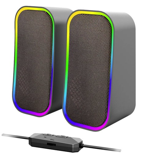 SpeedLink TOKEN Számítógép hangszóró Bluetooth™, Vezetékes 6 W Fekete, RGB 3. kép